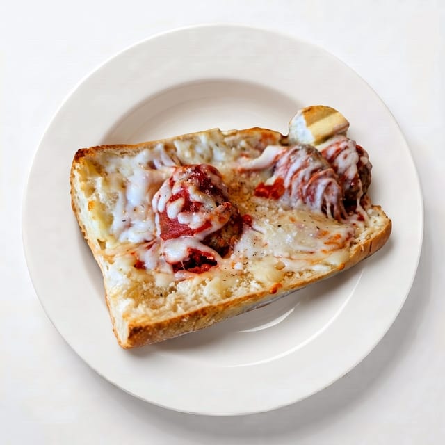 Meatball Parmigiana.