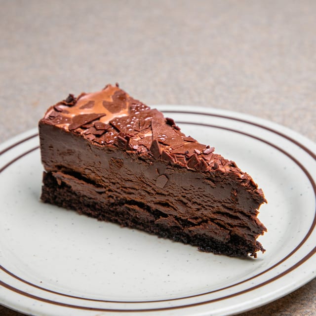 Belgian Chocolate Mousse Cake.